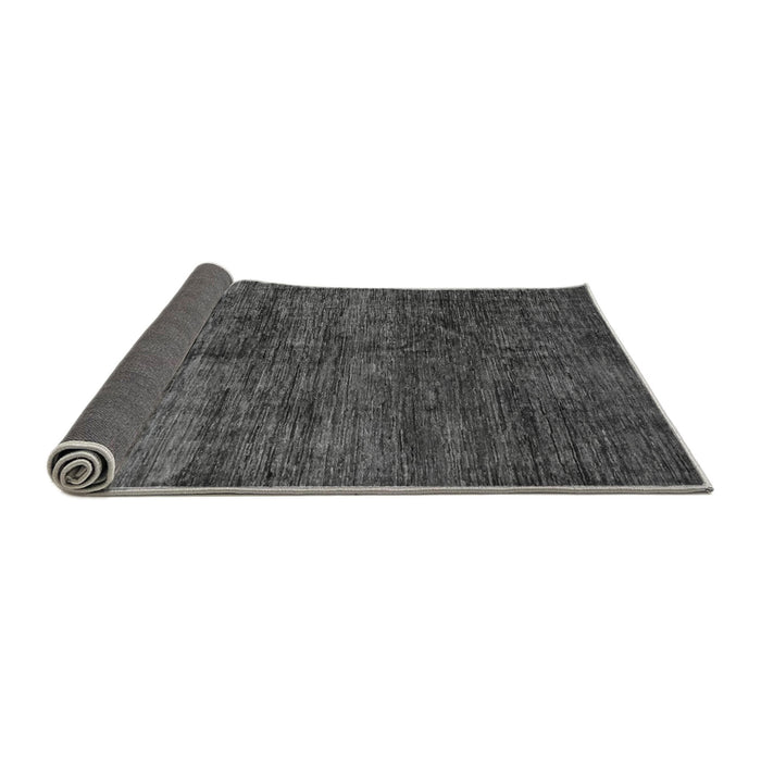 Sideview of Abstract Gray Modern Rug, abs259gry