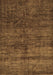 Abstract Brown Modern Rug, abs259brn