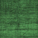 Square Abstract Emerald Green Modern Rug, abs259emgrn