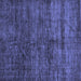 Square Abstract Blue Modern Rug, abs259blu