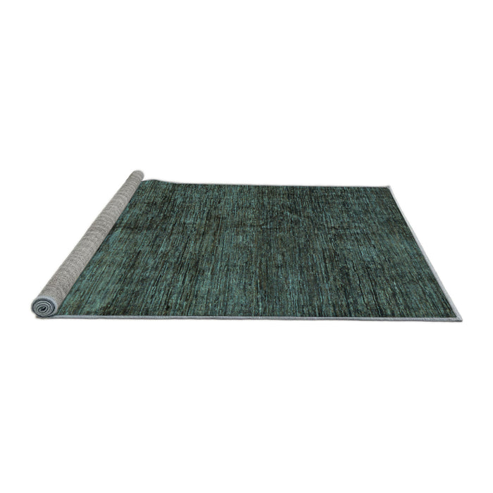 Sideview of Machine Washable Abstract Light Blue Modern Rug, wshabs259lblu