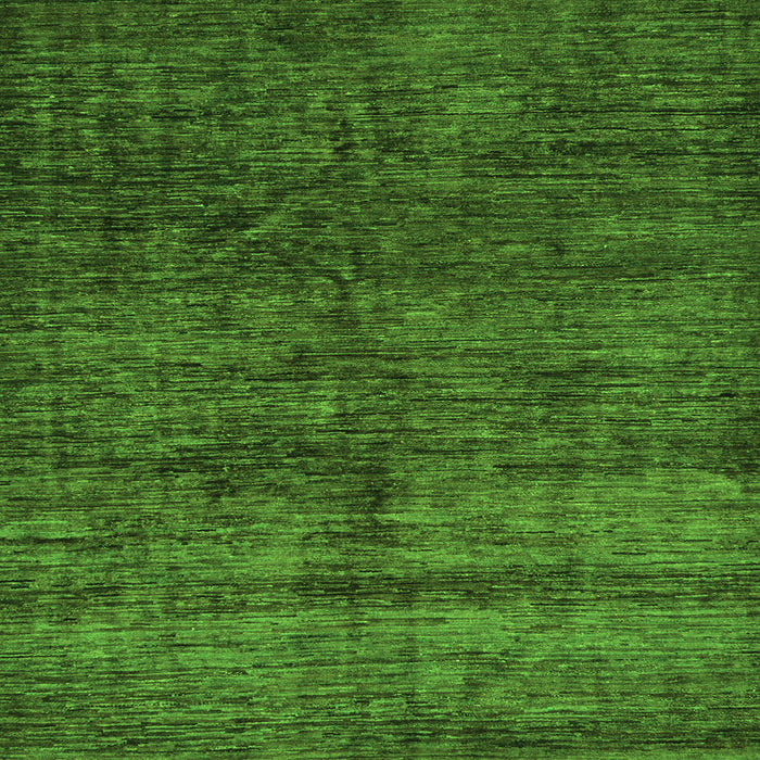Square Abstract Green Modern Rug, abs259grn
