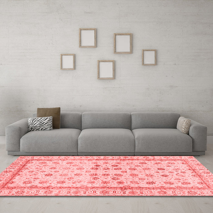 Traditional Red Washable Rugs