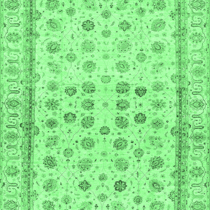 Oriental Emerald Green Traditional Rug, abs25emgrn