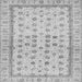 Square Oriental Gray Traditional Rug, abs25gry