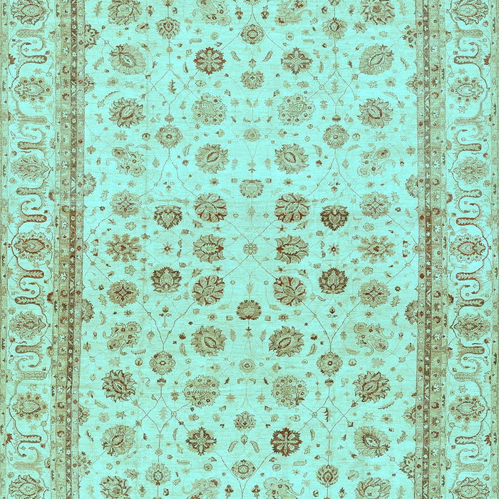 Oriental Light Blue Traditional Rug, abs25lblu