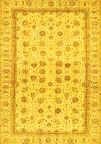 Oriental Yellow Traditional Rug, abs25yw