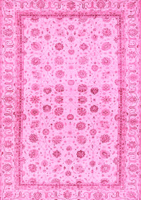 Oriental Pink Traditional Rug, abs25pnk