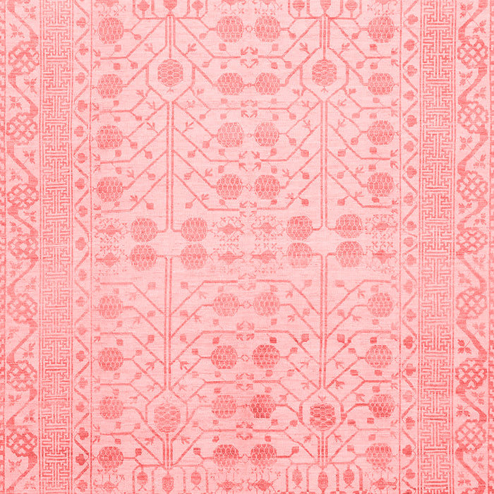 Machine Washable Oriental Red Traditional Rug, wshabs2600red