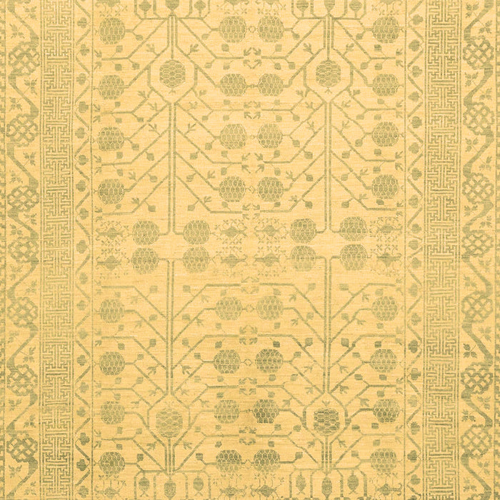 Machine Washable Oriental Brown Traditional Rug, wshabs2600brn