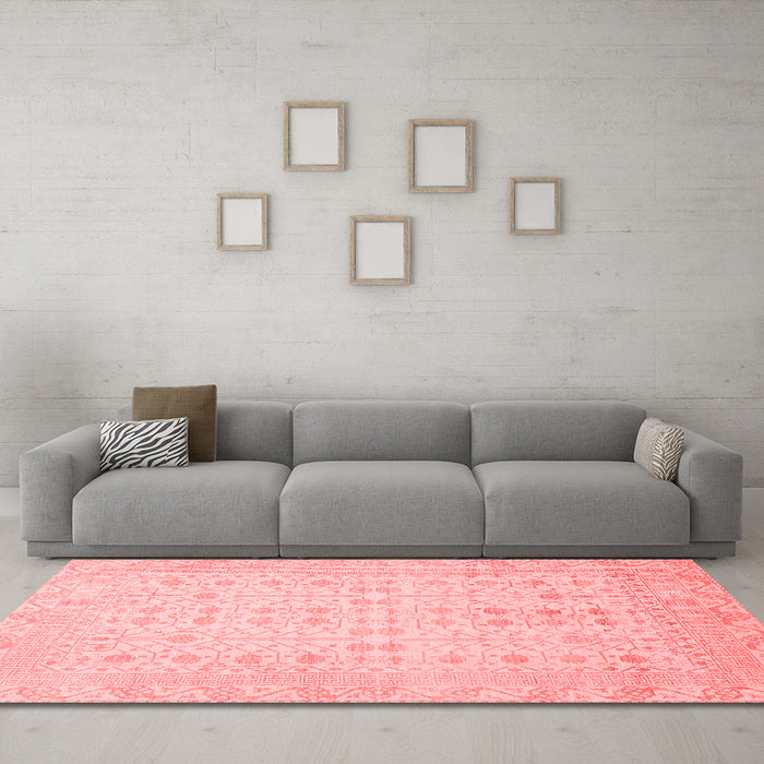 Traditional Red Washable Rugs