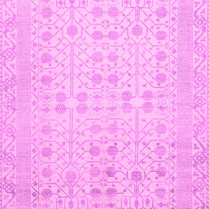 Machine Washable Oriental Pink Traditional Rug, wshabs2600pnk