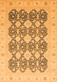 Oriental Orange Traditional Rug, abs2601org