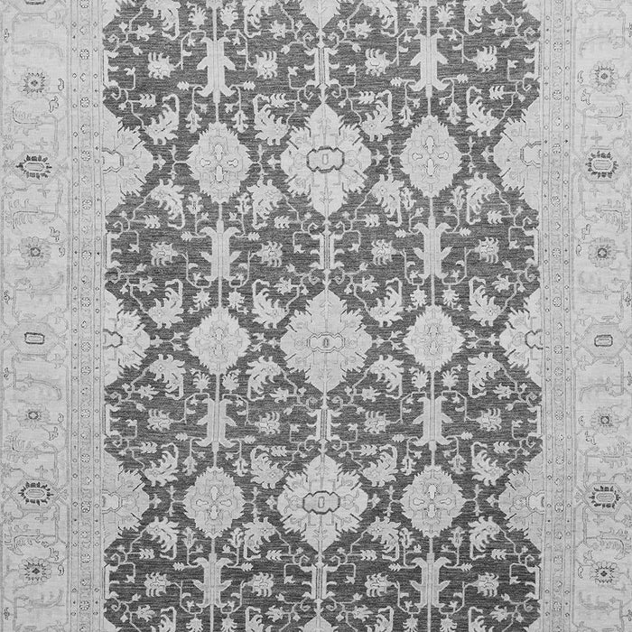 Machine Washable Oriental Gray Traditional Rug, wshabs2601gry