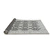 Sideview of Oriental Gray Traditional Rug, abs2601gry