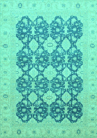 Oriental Turquoise Traditional Rug, abs2601turq