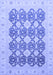 Machine Washable Oriental Blue Traditional Rug, wshabs2601blu