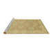 Sideview of Machine Washable Abstract Gold Rug, wshabs2602