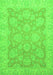 Machine Washable Abstract Green Modern Area Rugs, wshabs2602grn