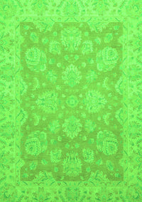 Abstract Green Modern Rug, abs2602grn