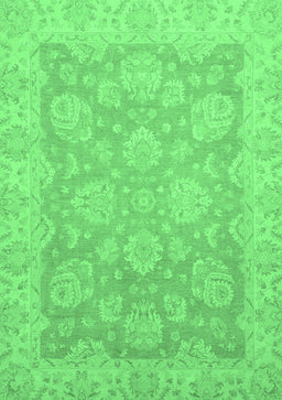 Abstract Emerald Green Modern Rug, abs2602emgrn