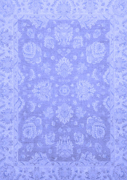 Abstract Blue Modern Rug, abs2602blu