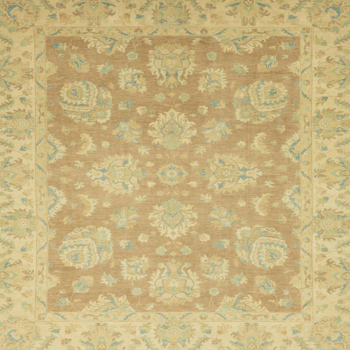 Square Abstract Gold Modern Rug, abs2602