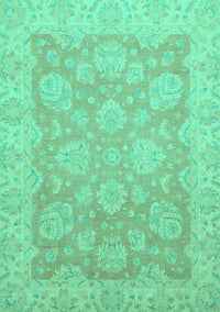 Abstract Turquoise Modern Rug, abs2602turq