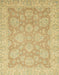 Machine Washable Abstract Gold Rug, wshabs2602