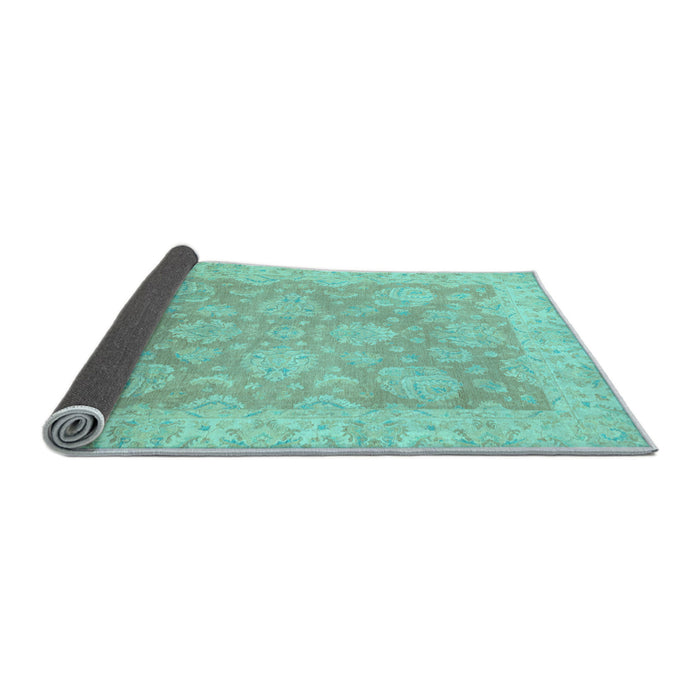 Sideview of Abstract Light Blue Modern Rug, abs2602lblu