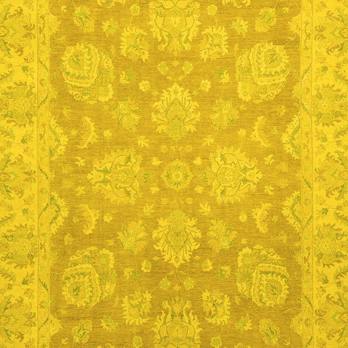 Machine Washable Abstract Yellow Modern Rug, wshabs2602yw