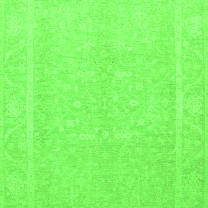 Machine Washable Abstract Green Modern Area Rugs, wshabs2603grn