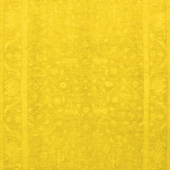 Machine Washable Abstract Yellow Modern Rug, wshabs2603yw