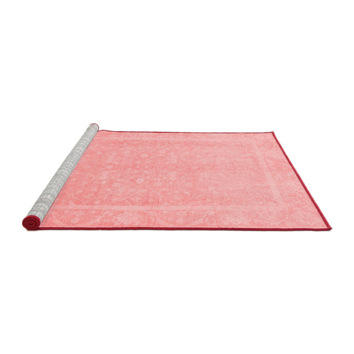 Modern Red Washable Rugs