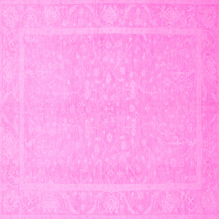 Square Machine Washable Abstract Pink Modern Rug, wshabs2603pnk