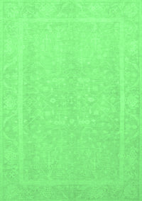 Abstract Emerald Green Modern Rug, abs2603emgrn