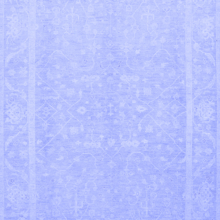 Abstract Blue Modern Rug, abs2603blu