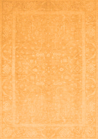 Abstract Orange Modern Rug, abs2603org