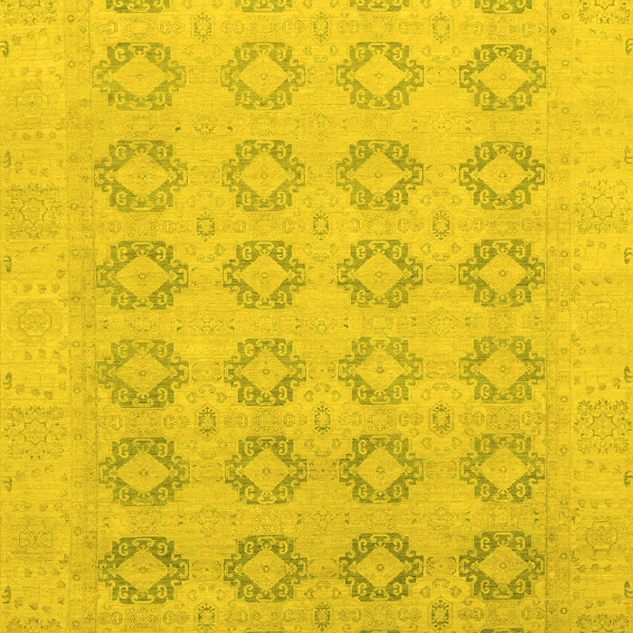 Oriental Yellow Traditional Rug, abs2604yw