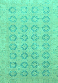 Oriental Turquoise Traditional Rug, abs2604turq