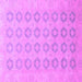 Square Machine Washable Oriental Purple Traditional Area Rugs, wshabs2604pur