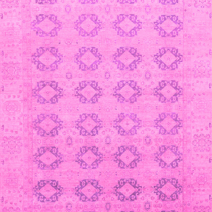 Machine Washable Oriental Pink Traditional Rug, wshabs2604pnk