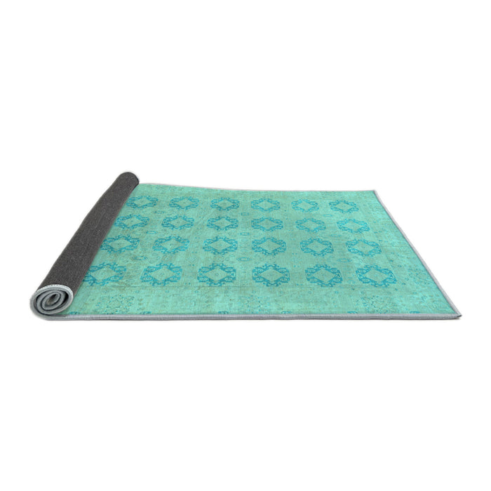 Sideview of Oriental Light Blue Traditional Rug, abs2604lblu