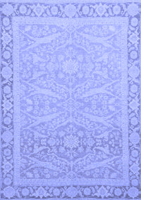 Abstract Blue Modern Rug, abs2605blu