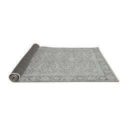 Sideview of Abstract Gray Modern Rug, abs2605gry