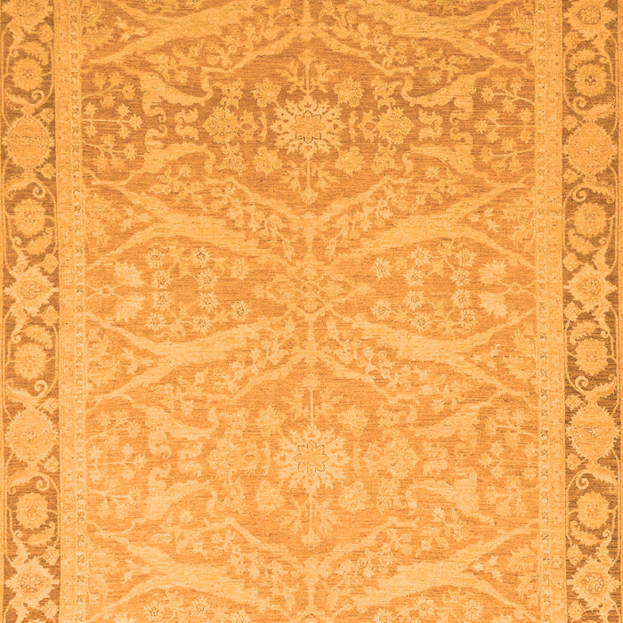 Machine Washable Abstract Orange Modern Area Rugs, wshabs2605org