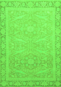 Abstract Green Modern Rug, abs2605grn