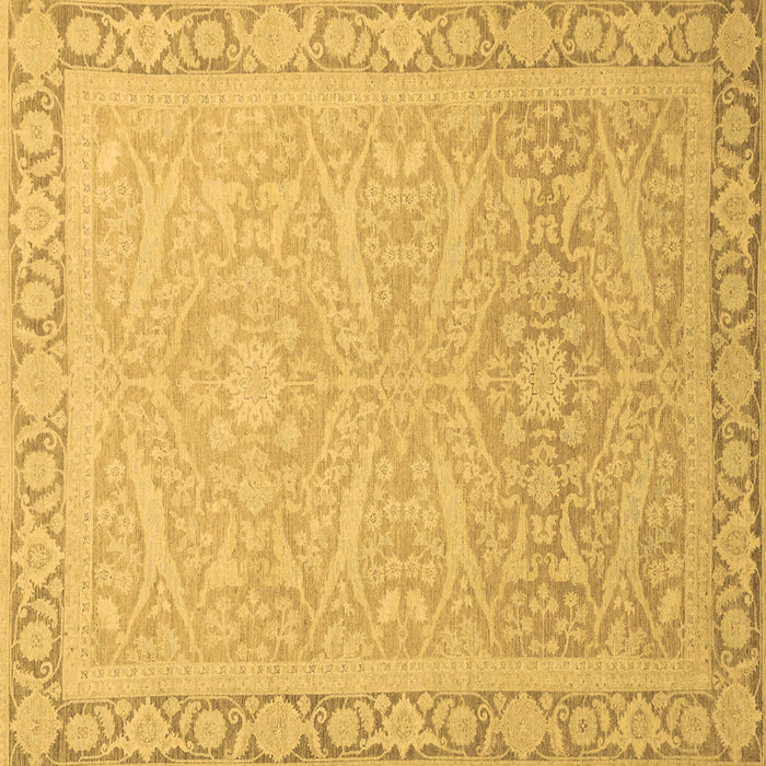 Square Machine Washable Abstract Brown Modern Rug, wshabs2605brn