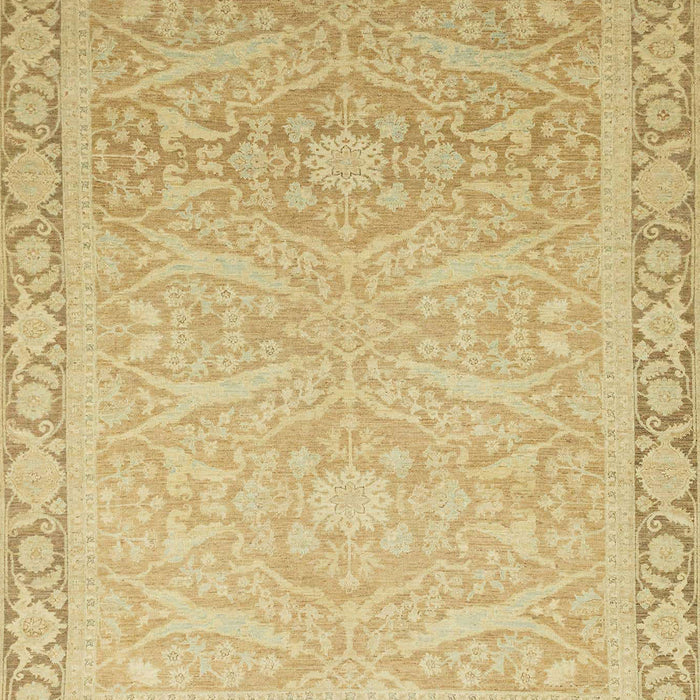 Machine Washable Abstract Gold Rug, wshabs2605