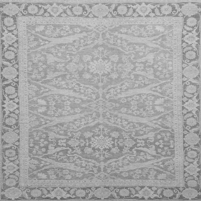 Square Machine Washable Abstract Gray Modern Rug, wshabs2605gry